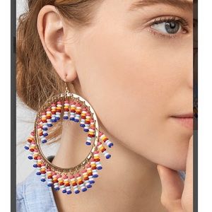 BaubleBar “Mazarine” hoop earrings
